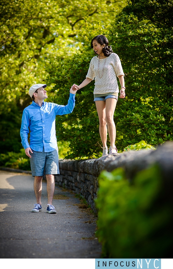 Frances + Aaron Engagement at The Cloisters (12)