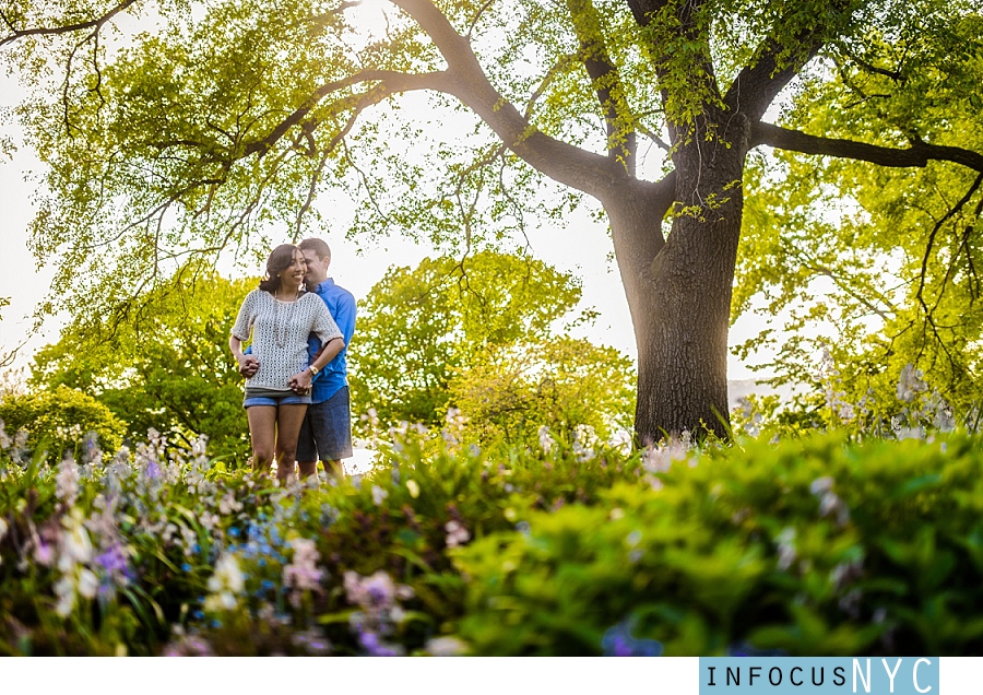 Frances + Aaron Engagement at The Cloisters (14)