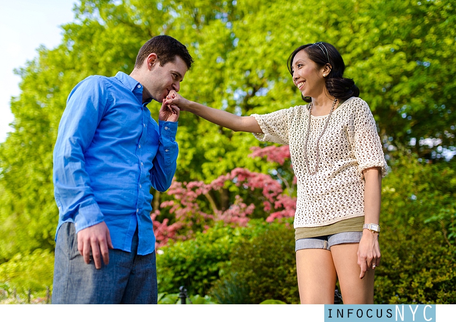 Frances + Aaron Engagement at The Cloisters (16)