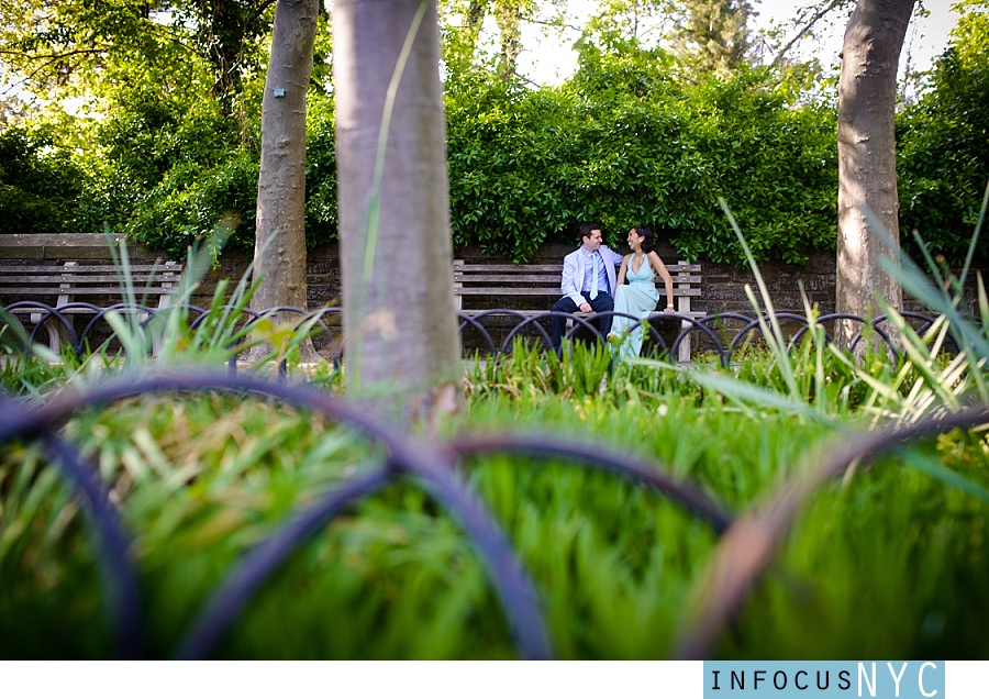 Frances + Aaron Engagement at The Cloisters (2)