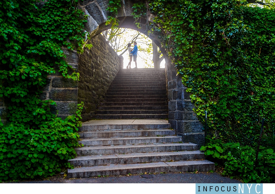 Frances + Aaron Engagement at The Cloisters (21)