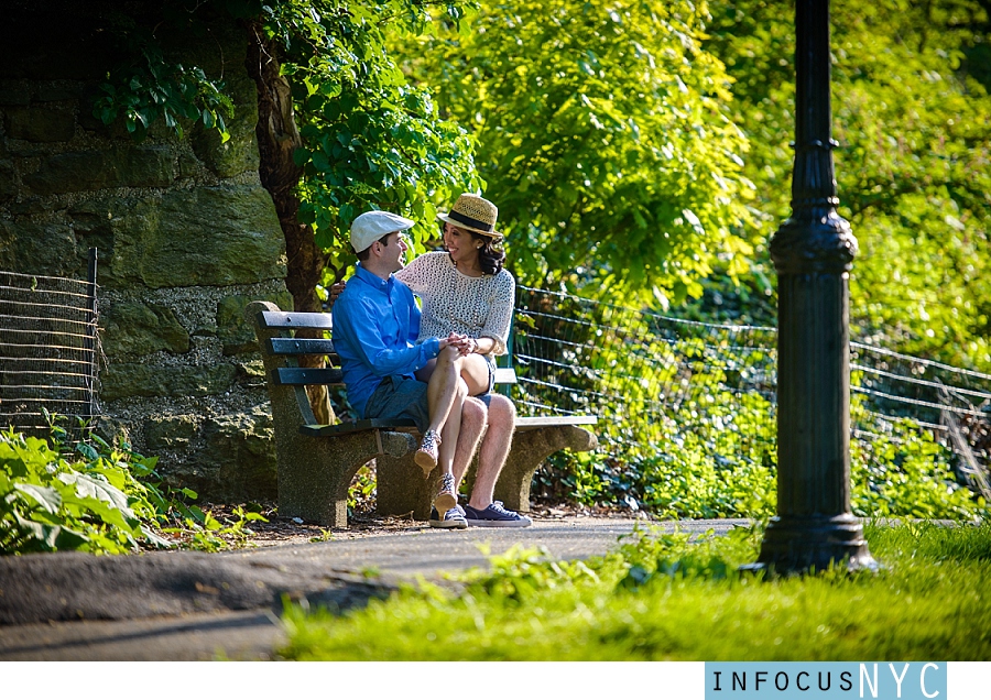 Frances + Aaron Engagement at The Cloisters (28)