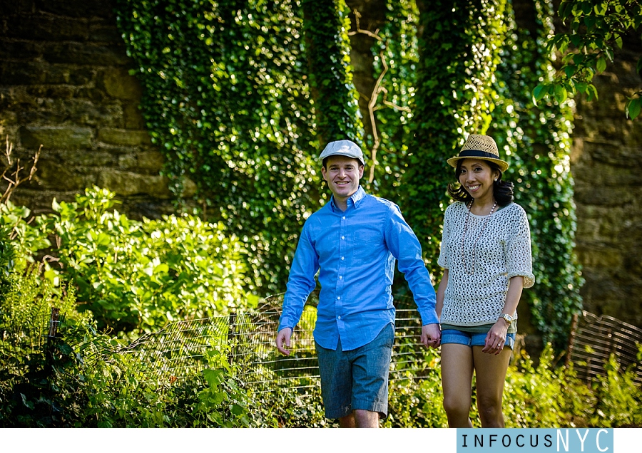 Frances + Aaron Engagement at The Cloisters (29)