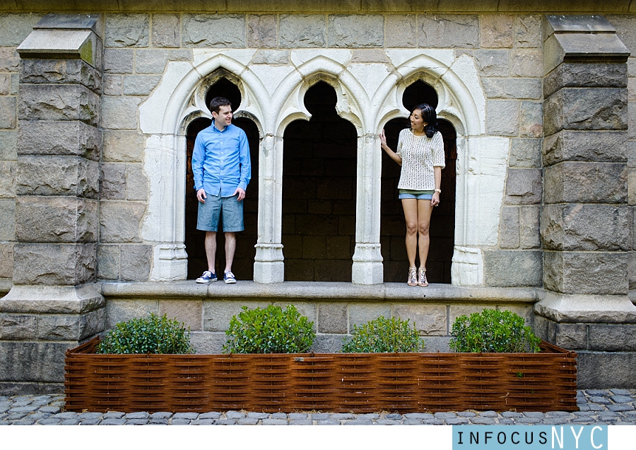 Frances + Aaron Engagement at The Cloisters (31)