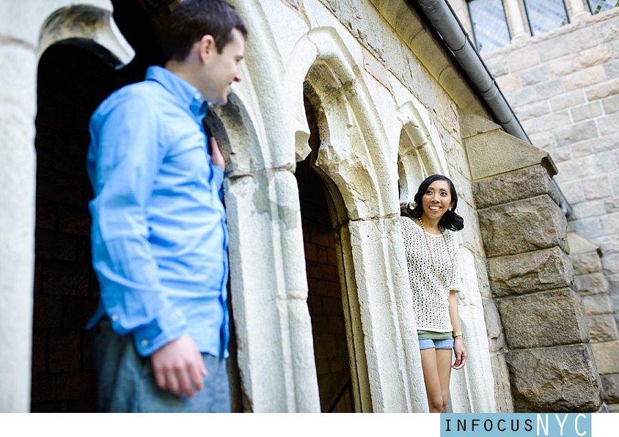 Frances + Aaron Engagement at The Cloisters (32)